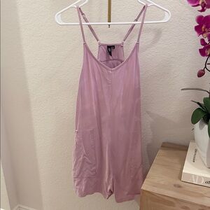 Women's Pink Sleeveless Romper